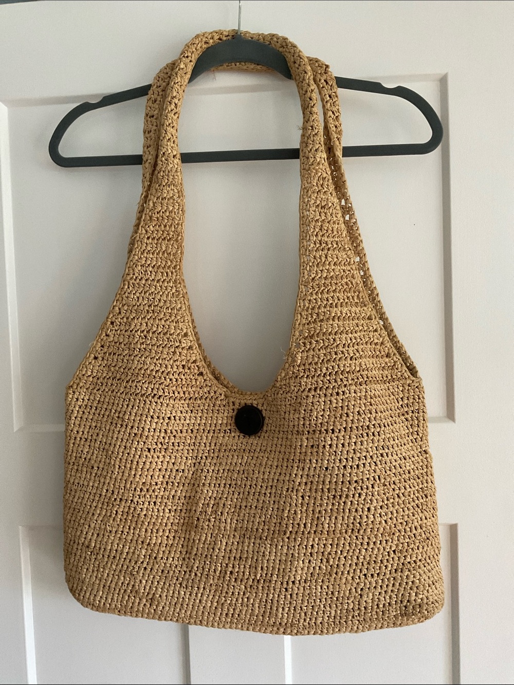 Helen Kaminski Raffia Shoulder Bag in Tan - Picture 5 of 9